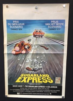 Sugarland Express (1974) - Original Belgian Movie Poster