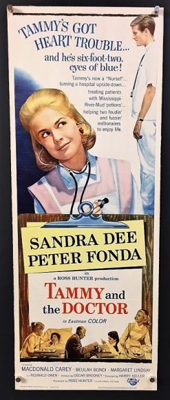 Tammy and the Doctor (1963) - Original Insert Movie Poster
