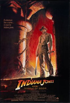 Indiana Jones and the Temple of Doom (1984) - Original One Sheet Movie Poster