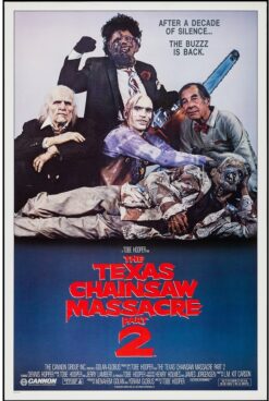 Texas Chainsaw Massacre Part 2 (1986) - Original One Sheet Movie Poster