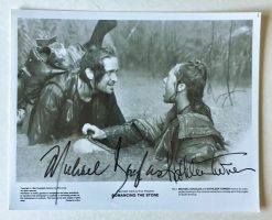 Kathleen Turner and Michael Douglas Autograph