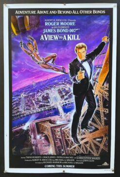 A View To A Kill (1985) - Original James Bond Advance One Sheet Movie Poster