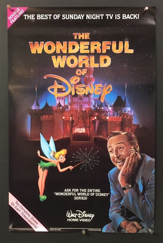 The Wonderful World Of Disney (1986) – Original One Sheet Movie Poster –  Hollywood Movie Posters