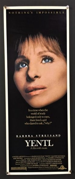 Yentl (1983) - Original Insert Movie Poster