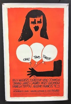 One Two Three (1962) - Original One Sheet Movie Poster