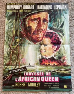 African Queen (R1965) - Original French Movie Poster