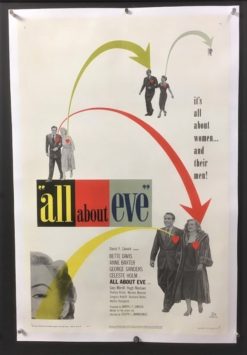 All About Eve (1950) - Original One Sheet Movie Poster