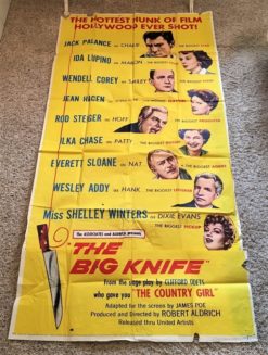 The Big Knife (1955) - Original Three Sheet Movie Poster