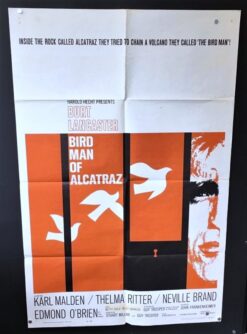 Bird Man Of Alcatraz (1962) - Original One Sheet Movie Poster
