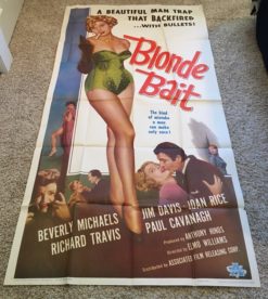 Blonde Bait (1956) - Original Three Sheet Movie Poster