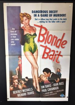 Blonde Bait (1956) - Original One Sheet Movie Poster