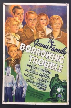 Borrowing Trouble - The Jones Family (1937) - Original One Sheet Movie Poster