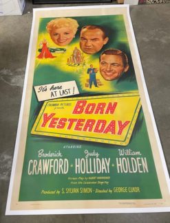 Born Yesterday (1951) - Original Three Sheet Movie Poster