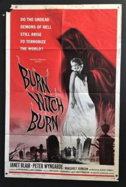 Burn Witch Burn (1962) - Original One Sheet Movie Poster