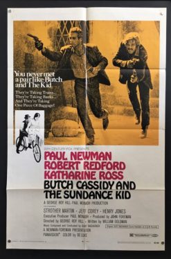 Butch Cassidy and the Sundance Kid (1969) - Original One Sheet Movie Poster
