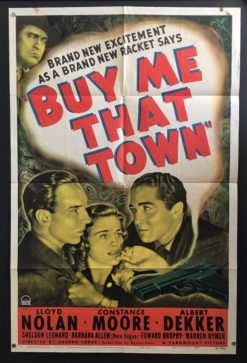 Buy Me That Town (1941) - Original One Sheet Movie Poster