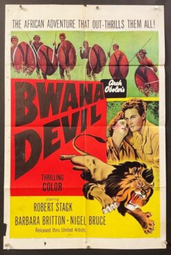 Bwana Devil (1954) - Original One Sheet Movie Poster