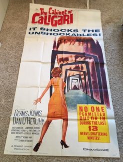 Cabinet of Caligari (1962) - Original Three Sheet Movie Poster
