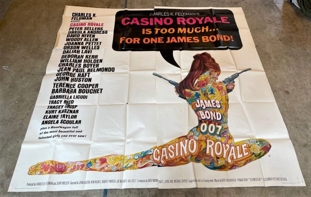casino royale 3 sheet poster