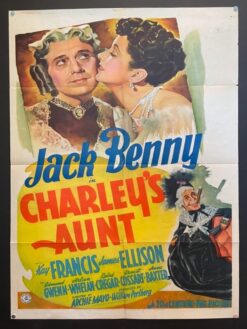 Charley's Aunt (1941) - Original One Sheet Movie Poster