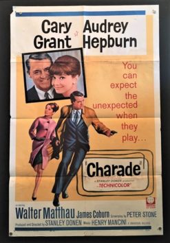 Charade (1963) - Original One Sheet Movie Poster