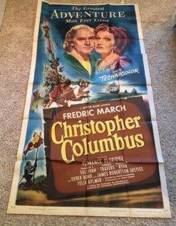 Christopher Columbus (1949) - Original Three Sheet Movie Poster