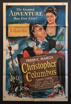 Christopher Columbus (1949) - Original One Sheet Movie Poster
