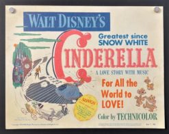 Cinderella (1950) - Original Disney Lobby Card Movie Poster