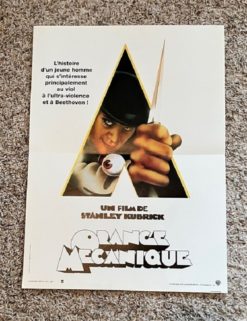 A Clockwork Orange (R1990) - Original French Movie Poster