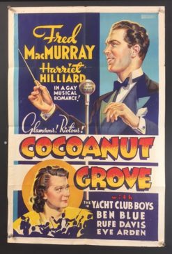 Cocoanut Grove (1938) - Original One Sheet Movie Poster