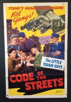 Code Of the Streets (R1952) - Original One Sheet Movie Poster