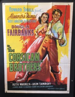 The Corsican Brothers (R1950"s) - Original 30" x 40" Movie Poster