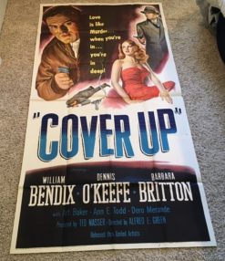 Cover Up (1947) - Original Three Sheet Movie Poster