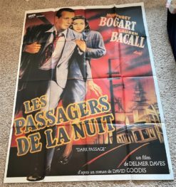 Dark Passage (R1980's) - Original French Movie Poster