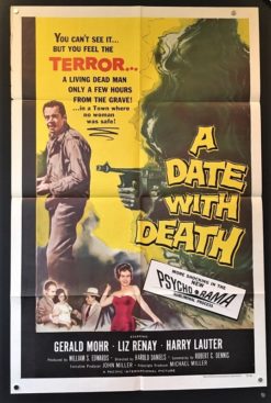 A Date With Death (1959) - Original One Sheet Movie Poster