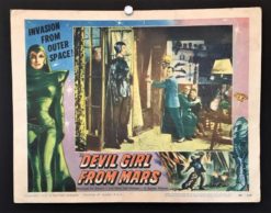 Devil Girl From Mars (1955) - Original Lobby Card Movie Poster