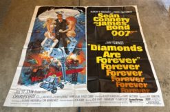 Diamonds Are Forever (1971) - Original Six Sheet Movie Poster