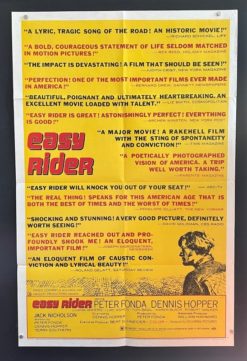Easy Rider (1969) - Original One Sheet Movie Poster