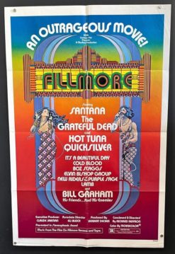 Fillmore (1972) - Original One Sheet Movie Poster