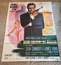 From Russia With Love (R1980's) - Original French Movie Poster