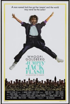 Jumping' Jack Flash (1986) - Original One Sheet Movie Poster