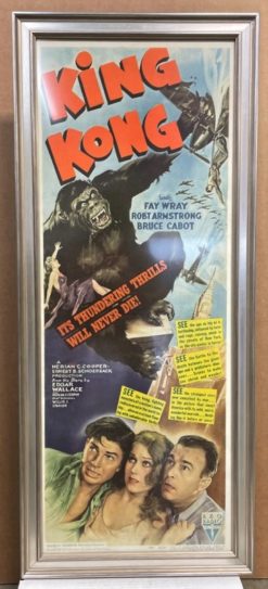King Kong (R1942) - Original Insert Movie Poster