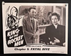 King of the Rocket Men (1949) - Original Lobby Card Movie Poster