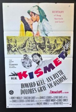 Kismet (1956) - Original One Sheet Movie Poster