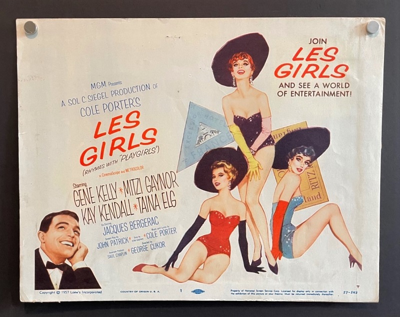 24"x36" Giclee on Canvas Classic Movie Poster Les Girls 