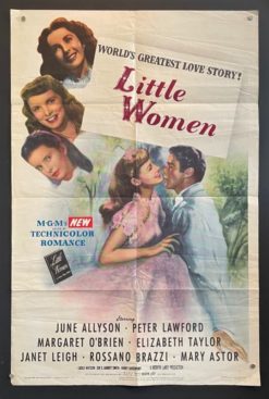 Little Women (1949) - Original One Sheet Movie Poster