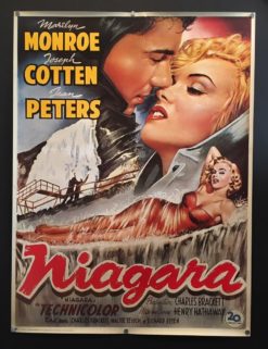 Niagara Belgian Movie Poster - Rare Reprint