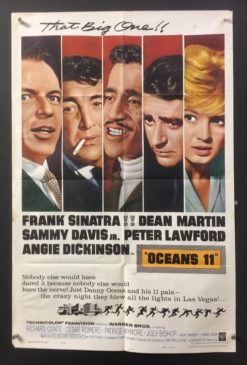 Ocean's 11 (1960) - Original One Sheet Movie Poster