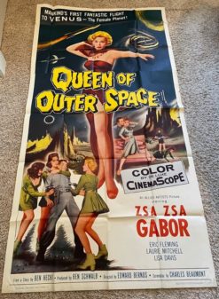 Queen of Outer Space (1958) - Original Three Sheet Movie Poster