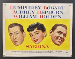 Sabrina (1954) - Original Half Sheet Movie Poster